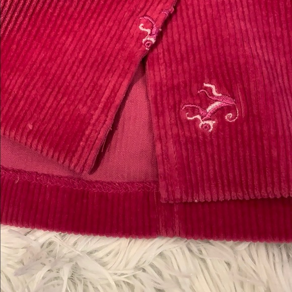 Bright pink Corderoy skirt - Picture 5 of 5